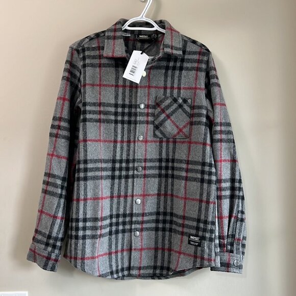 NWT Wezc Stockholm Oden Unisex Plaid Jacket - Picture 1 of 12